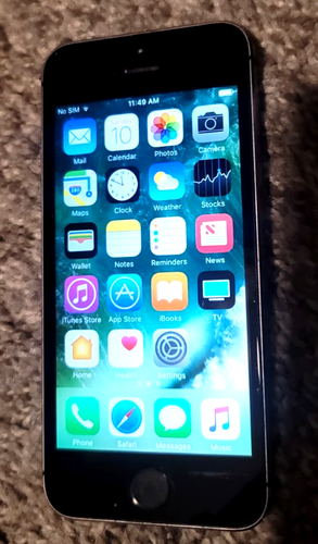 Apple iPhone 5s 16GB Capacity A1533 ME341LL/A  iOS 12.5.7 P/N: iPhone 5s Tested - Afbeelding 1 van 5