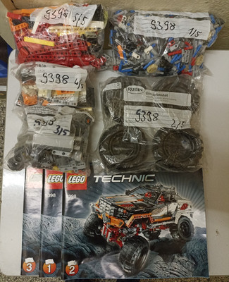 LEGO Technic 9398 4x4 Crawler Exclusive Edition Teilekonvolut 1329-tlg