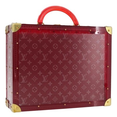 LOUIS VUITTON Monogram See Through Cotoville 40 Trunk Glass M13182