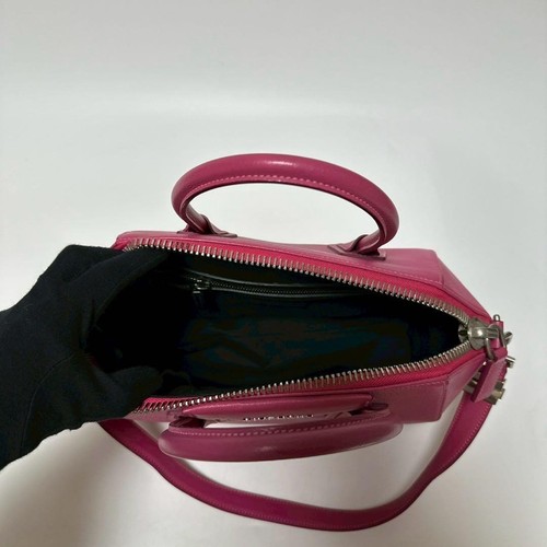 【excellent】GIVENCHY Antigona Small Pink 2-way shoulder bag leather - Picture 5 of 10