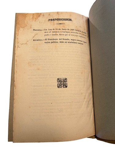 Tesis para optar el grado de doctor jurisprudencia 1856 Montevideo Derecho Antig - Picture 2 of 4