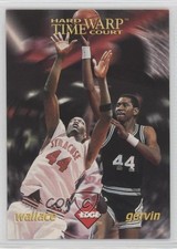 1996 Rookie Rage Time Warp Holofoil 804/2500 John Wallace George Gervin HOF 12gr