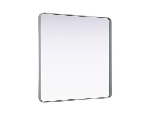 Elegant Lighting MR8A4242 Remy 42" Square Flat Medium Density - Silver - Picture 1 of 12