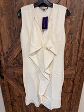 Ralph Lauren Purple Label Collection Women’s 2 Chantel Ruffle Front Dress - Read