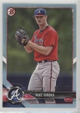 2018 Bowman Prospects Sky Blue /499 Michael Soroka Mike #BP89 Rookie RC h6c