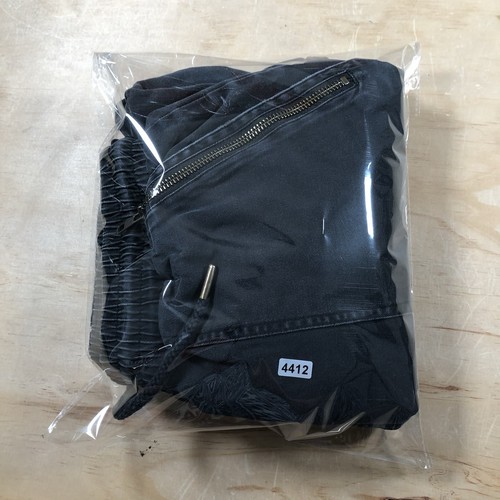 A4412 Cookies Blue Elastic Cargo Pants Mens Medium Drawstring Pockets - Picture 12 of 12
