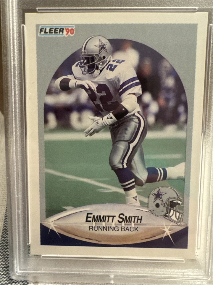 01530303 Emmitt Smith 1990 Fleer Update #U-40 Rookie RC PSA 9 - Image 2 of 3