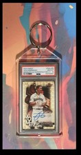 Marketplace image: 3042 Julio Rodriguez 2024 Topps Finest SuperFractor Auto Keychain