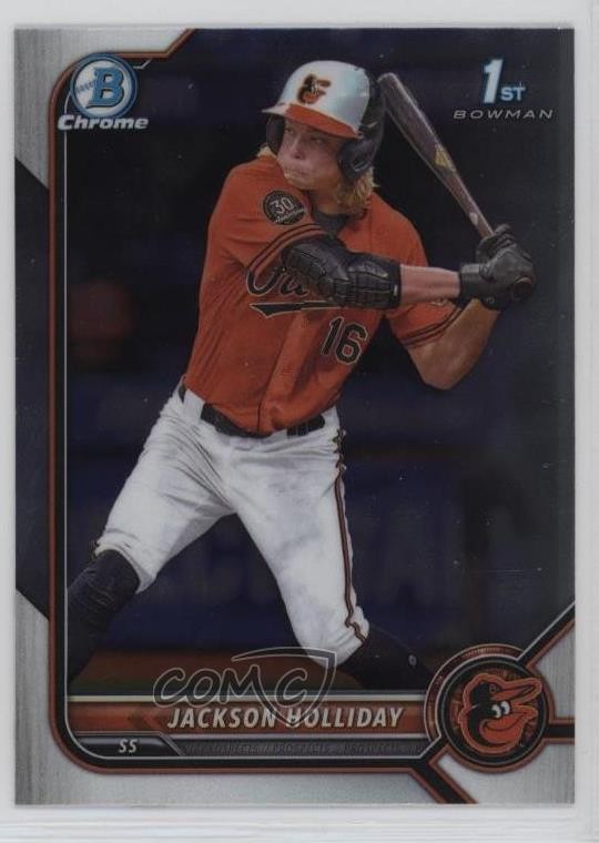 2022 Bowman Draft Chrome Jackson Holliday #BDC-168 5w0