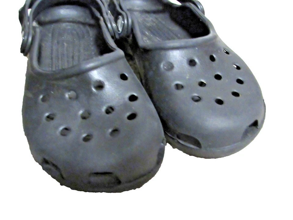 Crocs MaryJane's kids размер 6 черный унисекс или мальчиков девочек скольжения на детей - Изображение 3 из 4