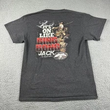Duck Commander Shirt Mens Large Gray Si Robertson Bing Bong Jack Graphic