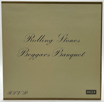 ROLLING STONES ''Beggars Banquet'' LP 1982  Decca   6.22157 Decca / Teldec