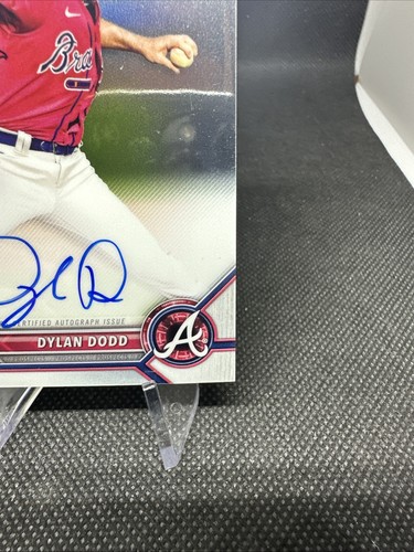 2022 Bowman Chrome Dylann Dodd Prospect 1st Autograph #CPA-DD Atlanta Braves - Picture 4 of 6