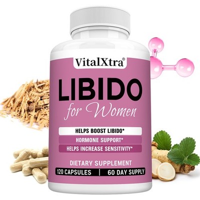 Libido For Women Supplement - With Epimedium Extract Boost Libido 120 Capsules