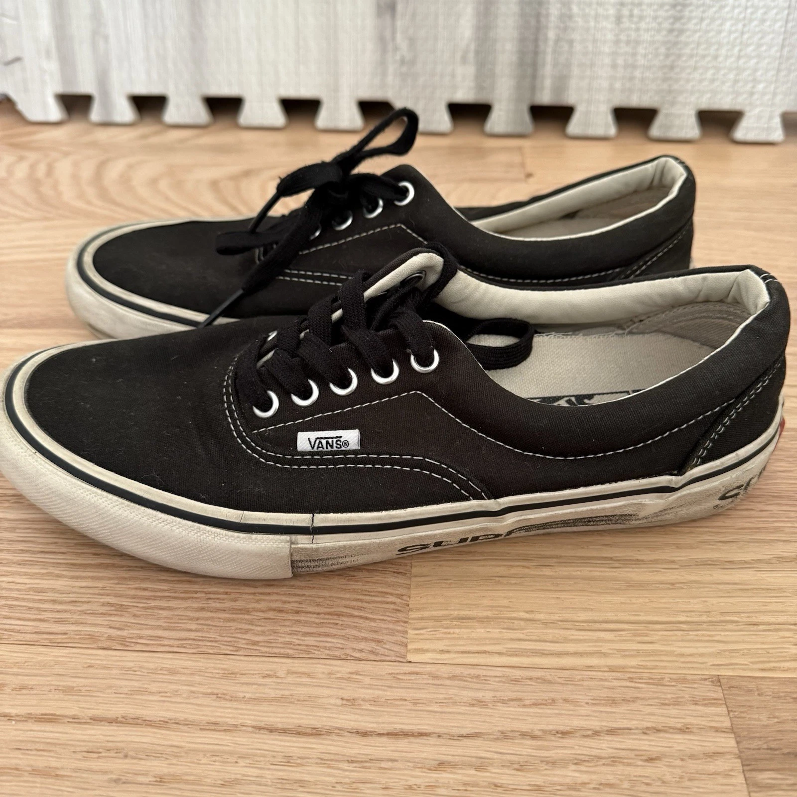 Supreme SS16 Motion Logo Vans Era Pro Noir TAILLE US 9,5