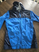 Columbia Glennaker boys jacket Youth M raincoat Blue excellent windbreaker