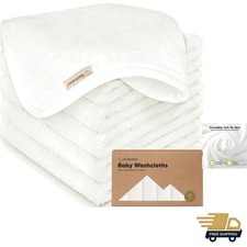 Baby Washcloths Soft Viscose Bamboo 10x10in Reusable Gentle Skin Care