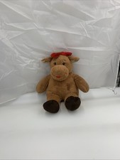 Build A Bear Plush Christmas HOLLY MOOSE Girl 16" BAB Reindeer Stuffed Animal