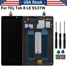 New For TCL Tab 8 LE 9137W LCD Display Touch Screen Digitizer Assembly  Frame