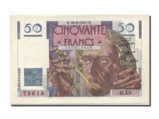 [#200252] Banknote, France, 50 Francs, 50 F 1946-1951   Le Verrier  , 1947, 1947