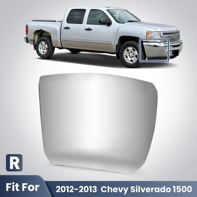 Front Bumper End Plastic For 2012-2013 Chevrolet Silverado 1500 Right Passenger