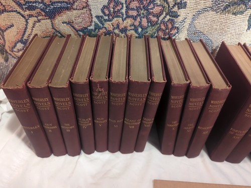 Waverly Novels by Sir Walter Scott 1900 -20 Of 25 Volumes Missing 5 (Read) - Picture 18 of 19