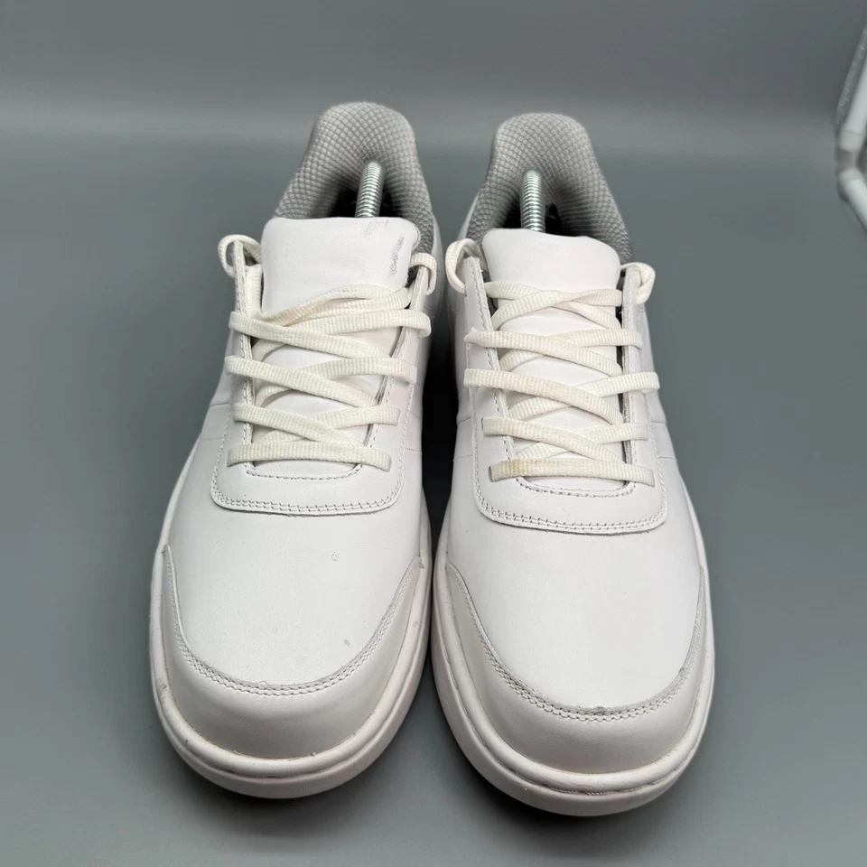 Tênis de corrida Orthofeet Wander feminino 11 couro branco atlético com cadarço - Imagem 2 de 4