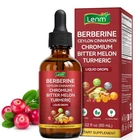 10In1 Liquid Drops Berberine with Ceylon Cinnamon Bitter Melon Turmeric Ginger G