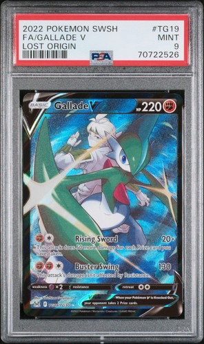 Gallade V graded PSA 9 for sale on eBay