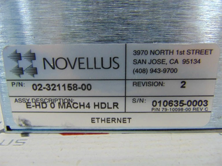 NOVELLUS 02-321158-00 ETHERNET SWITCH - Image 2 of 3
