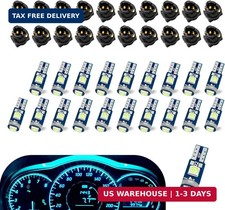 20pcs 74 Led Bulb Dash Lights Super Bright T5 37 74 Wedge Led Bulb With Pc74 Pc