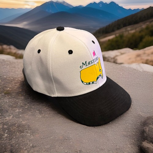 The Masters White Golf Hat Adjustable  Augusta Tournament Logo New - Picture 2 of 3