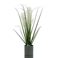 Dpi Grasarrangement Im Grauen Topf 50 Cm - Kunstpflanzen
