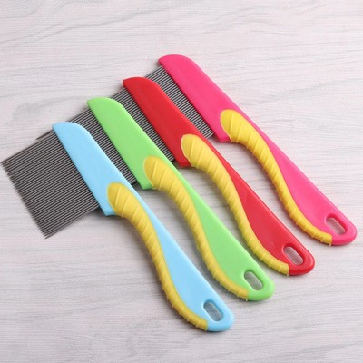 Stainless Steel Cat Dog Flea Comb Wool Cleaning Supplies Pet Hair Removal Massag