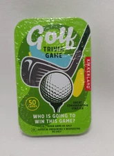 Kikkerland Golf Trivia Card Game New SEALED!
