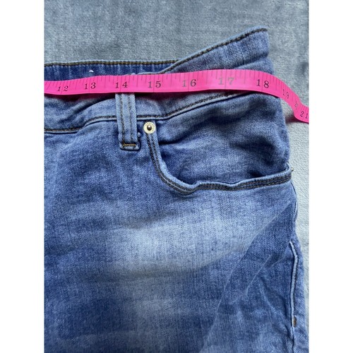 Jeans STS blu donna 18 denim invecchiato bordo grezzo caviglia - Foto 8 di 8
