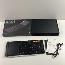 ProtoArc XK01 Foldable Bluetooth Keyboard Full-Size Travel Sync Up to 3 Devices