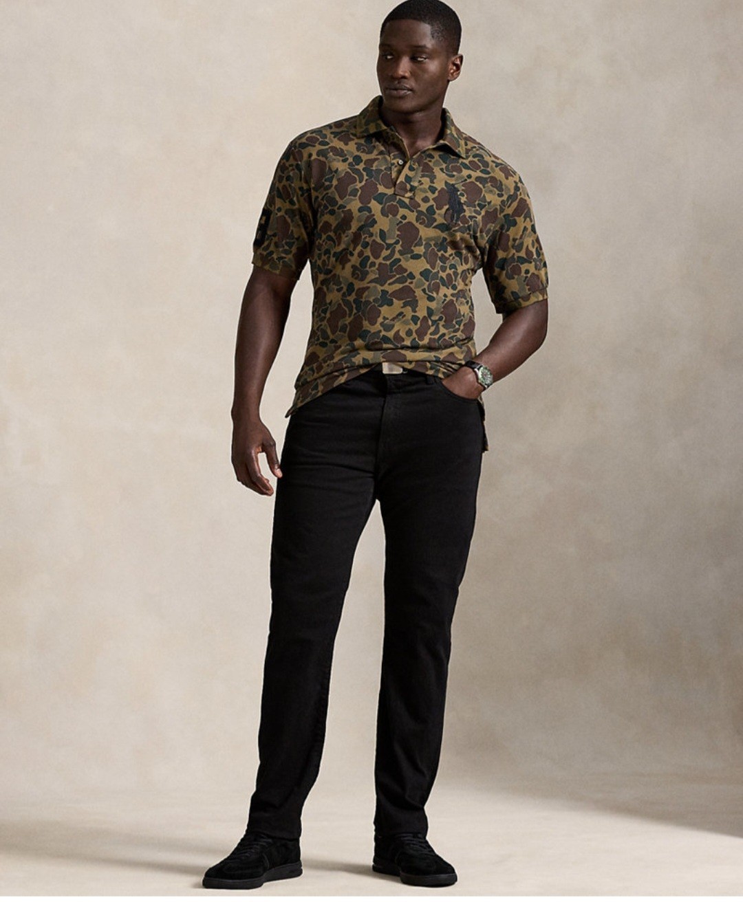 Polo Ralph Lauren Men’s XLT Mesh 100% Cotton Camo Big Black Pony Classic Fit thumbnail 5