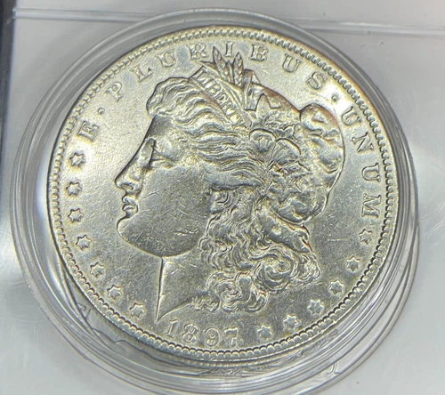 1897 O MORGAN SILVER DOLLAR, 90% SILVER COIN, ESTATE SALE, MS, #0102