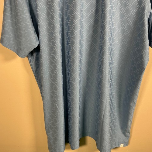 New-Mens Puma AP Arnold Palmer Tipped Jacquard Golf Polo Zen Blue Sz XL - Picture 6 of 8
