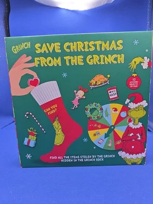 Fizz Creations Save Christmas From The Grinch – Sock Game. Family Festive Game.