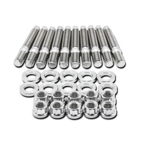 BLOX Racing for SUS303 Stainless Steel Exhaust Manifold Stud Kit M8 x 1.25mm - Picture 1 of 4