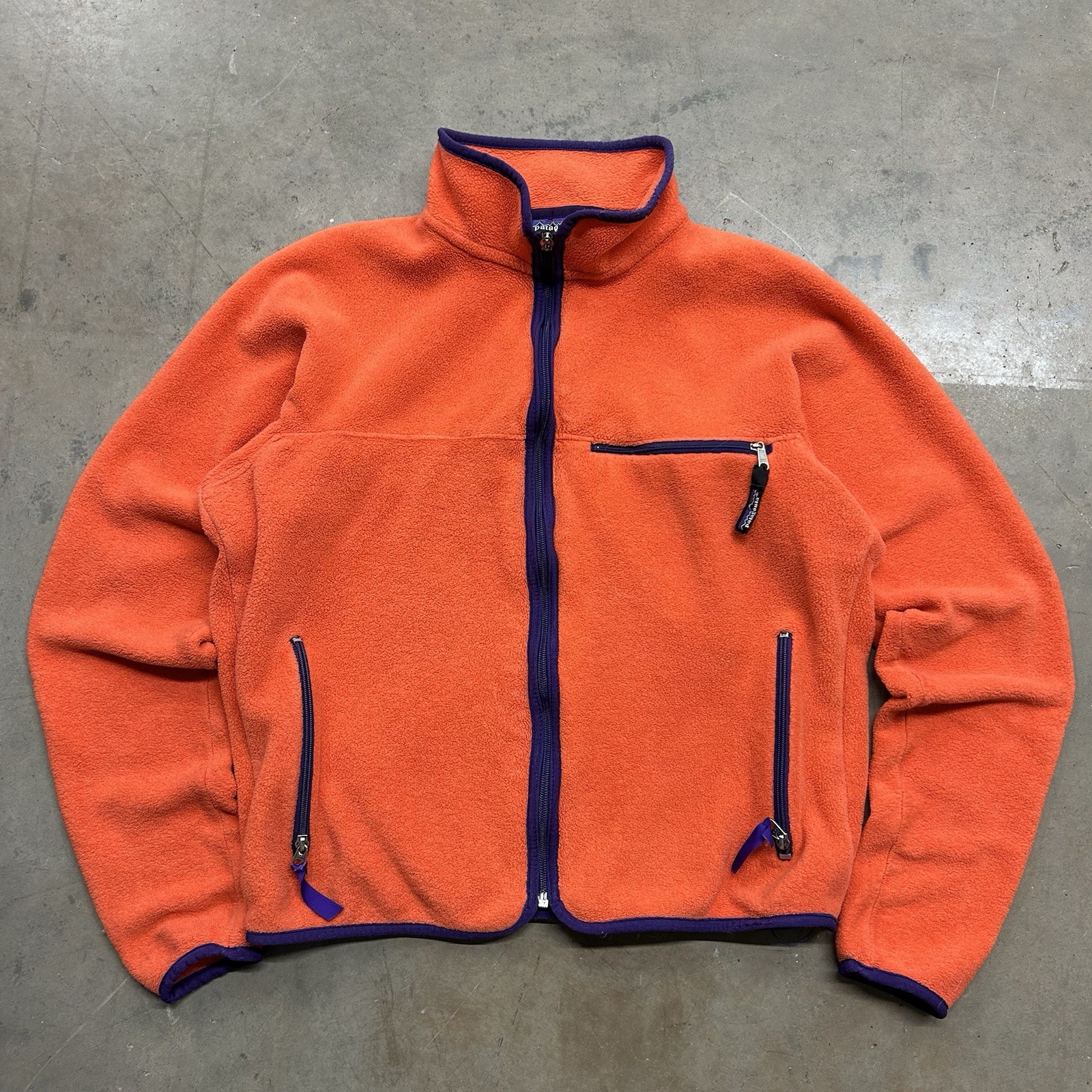 Cárdigan Chaqueta Vintage Años 90 Patagonia Retro Pila Polar Talla Mediana