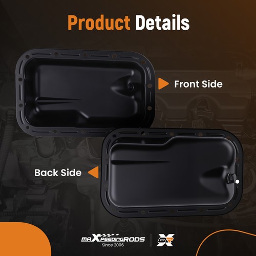 1x New Engine Oil Pan for Chrysler Dodge 3.6L 2011 12 13 14 15 16 5184546AA - Picture 9 of 17