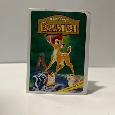 Disney Bambi 1996 McDonalds Happy Meal Mini VHS Toy Case Clamshell only