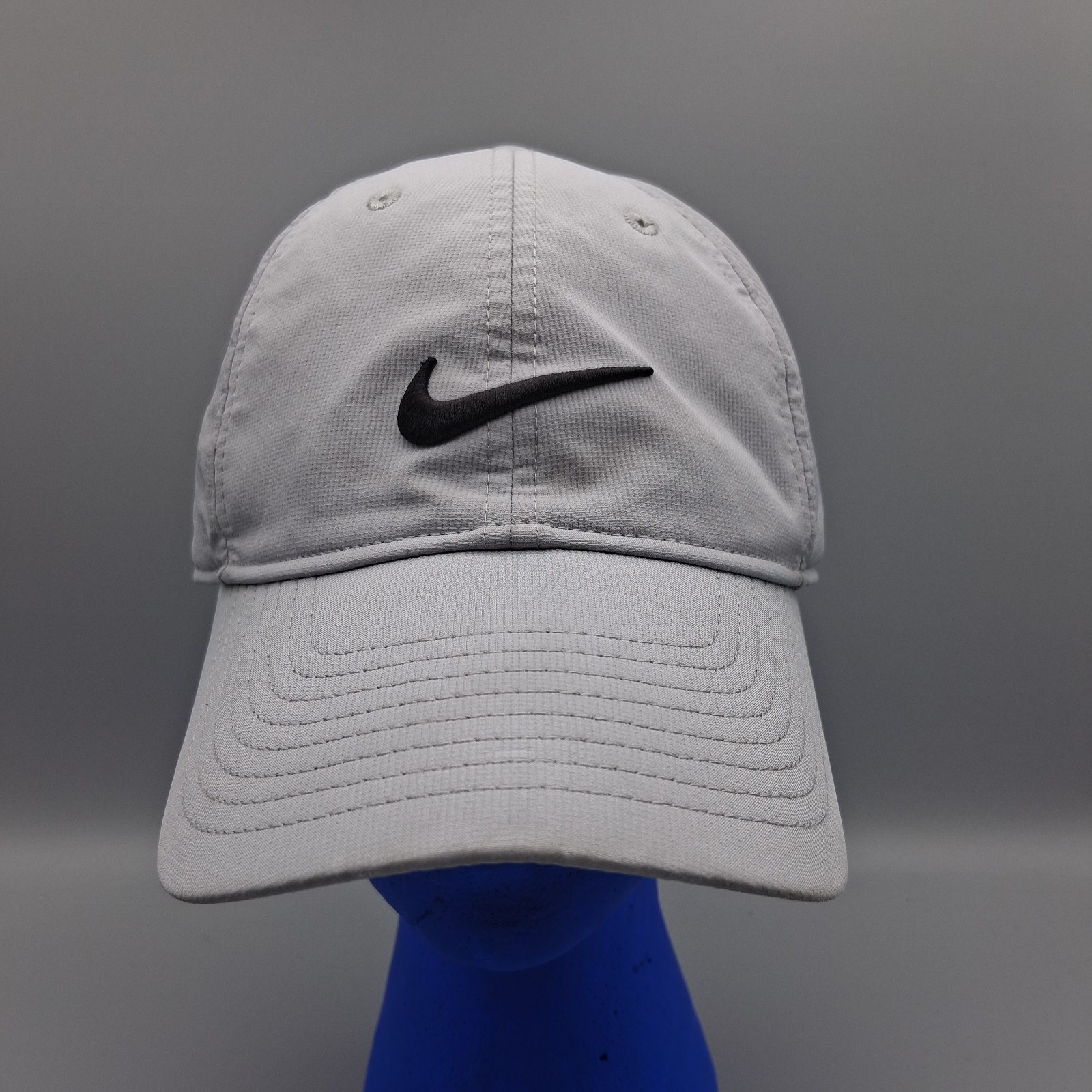 Nike Gray Adjustable Snapback Running Hat Cap - image 1