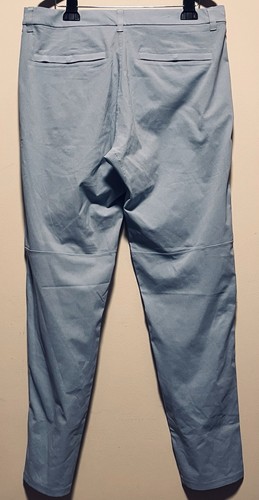 Lululemon Pants Mens 34 Light Blue Commission Performance Flat Front Zip Pocket - Picture 8 of 15