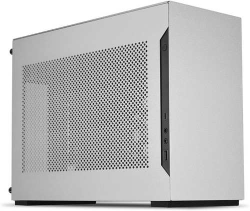 Lian Li A4-H20 Mini-Itx Case – srebrne aluminium, kompaktowa mini wieża, chłodzona powietrzem - Zdjęcie 3 z 6