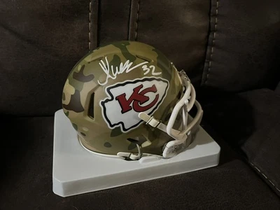 カンザスシティ・チーフスオーセンティック ヘルメット マーカス・アレンサイン入り Marcus Allen Kansas City Chiefs NFL Original Autographed Items for