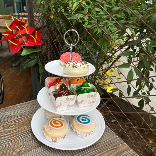 2 Pack Small Dessert Cupcake Stand, 3 Tier Cup Cake Holder Tower for Tea Part... - Picture 6 of 8